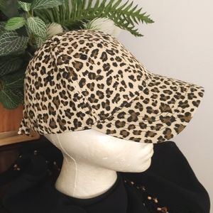 London Kaye animal print baseball hat